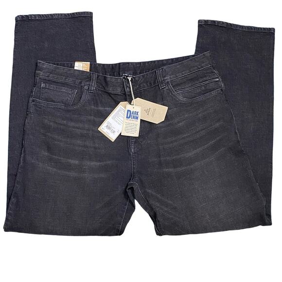 PrAna Men’s Hilliard Standard Fit Vintage Black Wash Jean NEW Size 40 x 32 - Picture 3 of 9